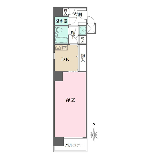 クレスト心斎橋の間取図