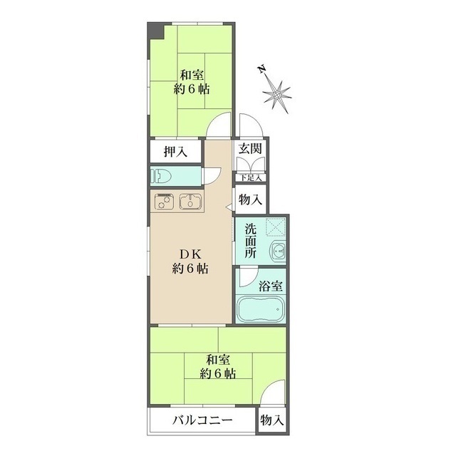 ハイツ・イル・ロゼオの間取図