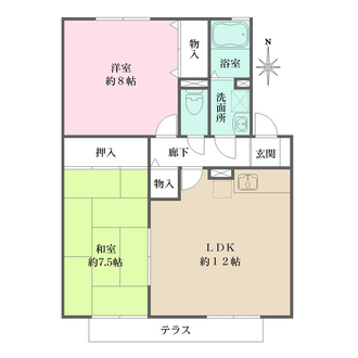グランメール・コートの間取図