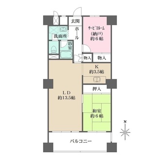 朝日プラザ梅田の間取図