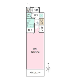 クレスト心斎橋の間取図