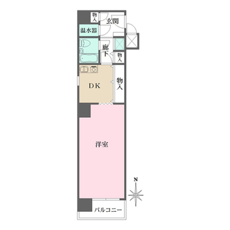 クレスト心斎橋の間取図