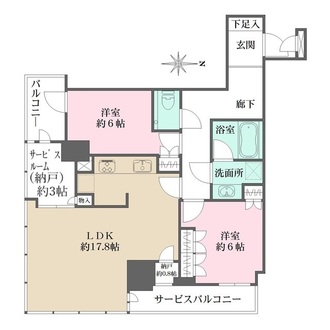 グランドメゾン新梅田タワーの間取図