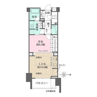 ザ・パークハウス京都河原町の間取図