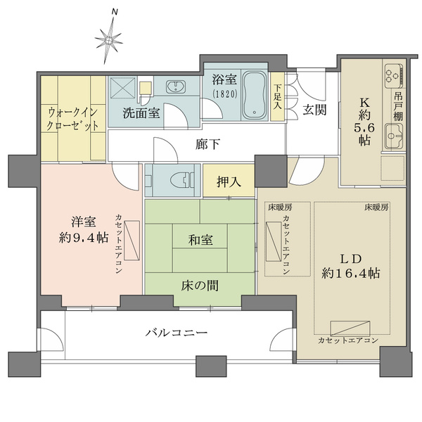 グランフロント大阪オーナーズタワーの間取図