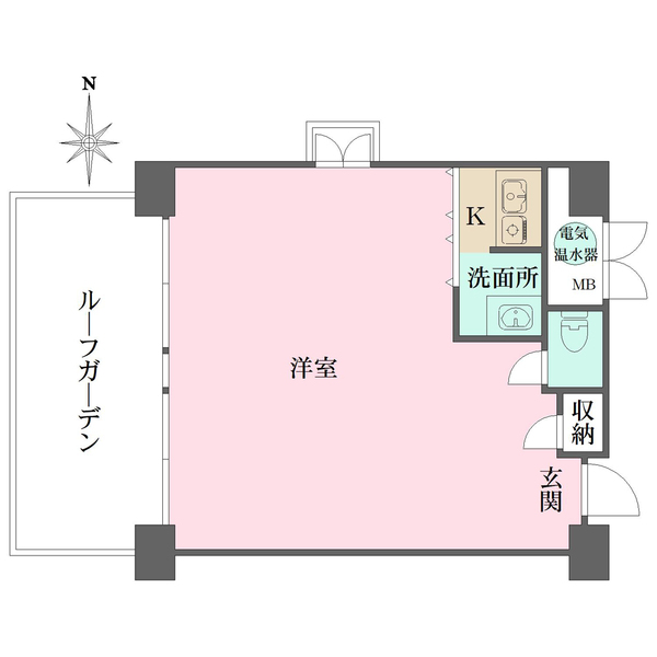 堂島アーバンライフの間取図