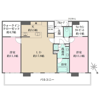 ザ・パークハウス中之島タワーの間取図