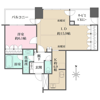 ザ・梅田タワーの間取図
