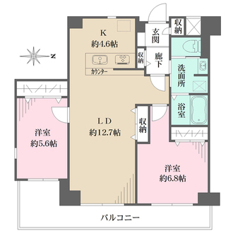 グレーシィ天神橋の間取図