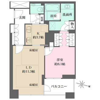 グランフロント大阪オーナーズタワーの間取図