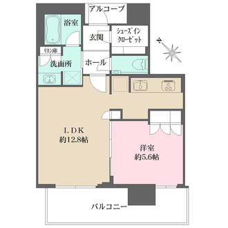 ザ・パークハウス中之島タワーの間取図
