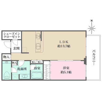 グランドメゾン新梅田タワーTHE CLUB RESIDENCEの間取図