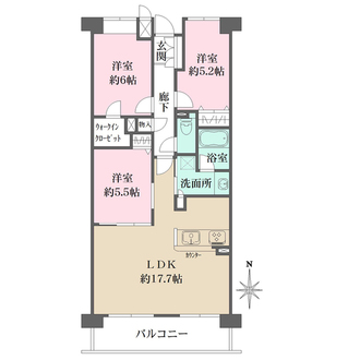 ステイツ千里丘東の間取図