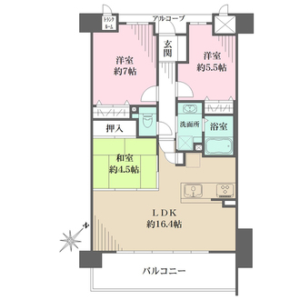 BELISTA都島毛馬橋の間取図