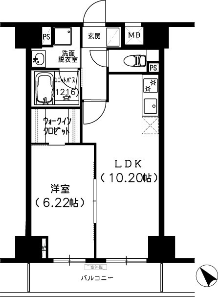 Ｓ－ＦＯＲＴ船橋塚田の間取図