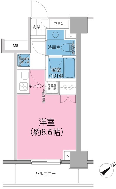 パークハビオ東向島の間取図