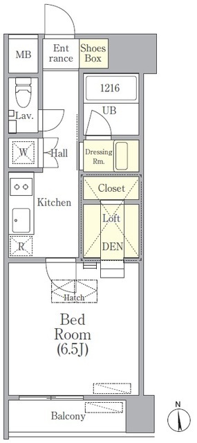 ＯＵＡＬ戸越の間取図