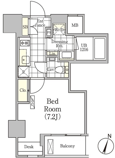 アンパサンド北新宿の間取図