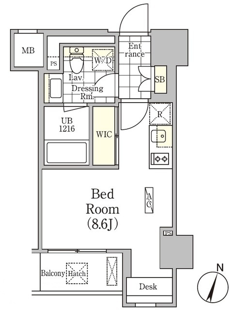 アンパサンド北新宿の間取図