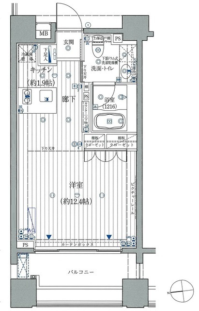 コスモグラシア芝大門の間取図
