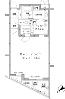 ＭＦＰＲコート代官山の間取図