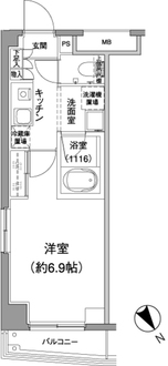 ＴＨＥ　ＣＵＢＥの間取図