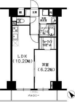 Ｓ－ＦＯＲＴ船橋塚田の間取図