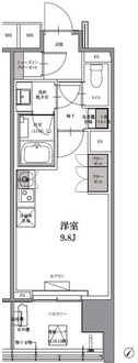 ＳＫナインティ門前仲町の間取図