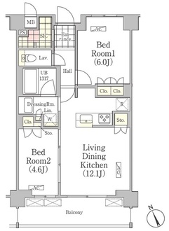 ＪＰｎｏｉｅ練馬旭丘の間取図