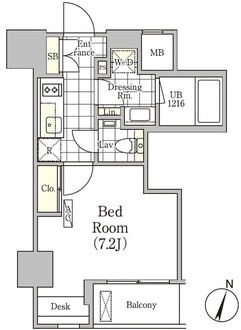 アンパサンド北新宿の間取図