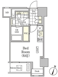 アンパサンド北新宿の間取図