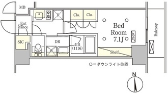 テラス御徒町の間取図