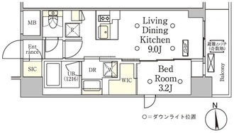 テラス御徒町の間取図