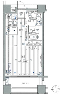 コスモグラシア芝大門の間取図