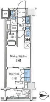 アクアレジデンス錦糸町の間取図