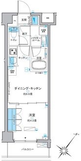 ルフォンプログレ中野富士見町の間取図