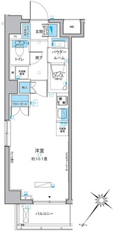 ルフォンプログレ中野富士見町の間取図
