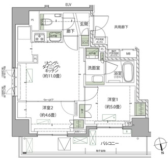 ザ・パークハウス松戸本町の間取図