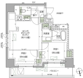 ザ・パークハウス松戸本町の間取図