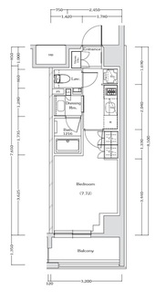 ザ・パークハビオ江坂公園の間取図
