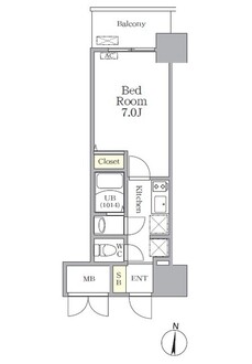 アプリーレ西本町の間取図