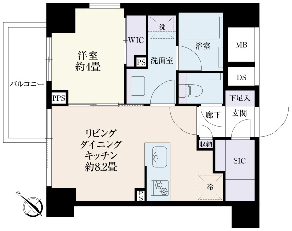 ピアース荻窪の間取図