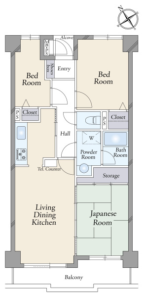 ライオンズガーデン川崎の間取図