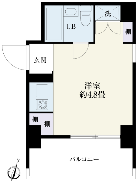 ガーデン鷹乃羽の間取図