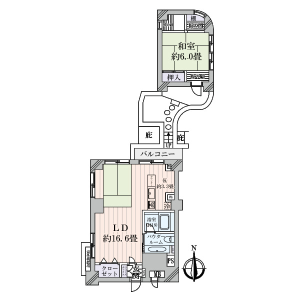 コンフォール四条烏丸オーセンティアの間取図