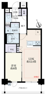 日神パレステージ池袋西の間取図