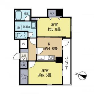 メゾンデラビル巣鴨の間取図