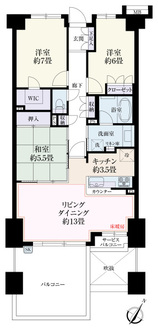 グリーンコートレジデンスの間取図