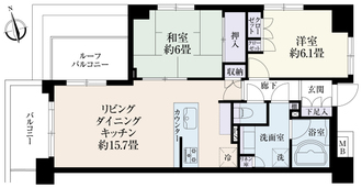 リステージ港南台ＷＩＺの間取図
