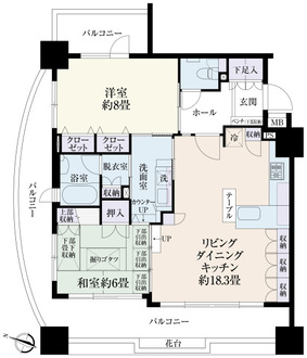 パンテオン小岩の間取図
